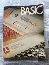 Atari BASIC A Self-Teaching Guide Book By Finkel, Albrecht Brown Vintage 1979