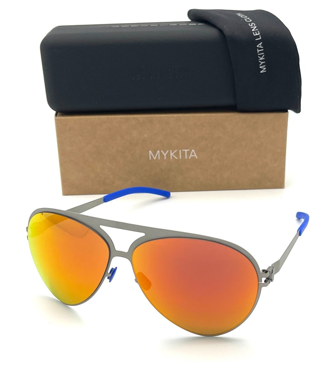 MYKITA & BERNHARD WILLHELM SEPP Col F64 Matte Gray / Gray Red 63mm