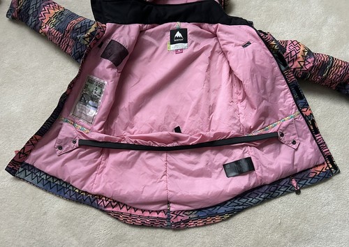 Girls Burton Snowboards DryRide Winter Jacket -MEDIUM- Waterproof Insulated - Picture 2 of 8