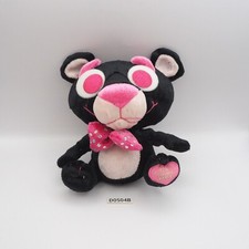 D0504B Pink Panther Black Plush 6" Stuffed Toy Doll Japan