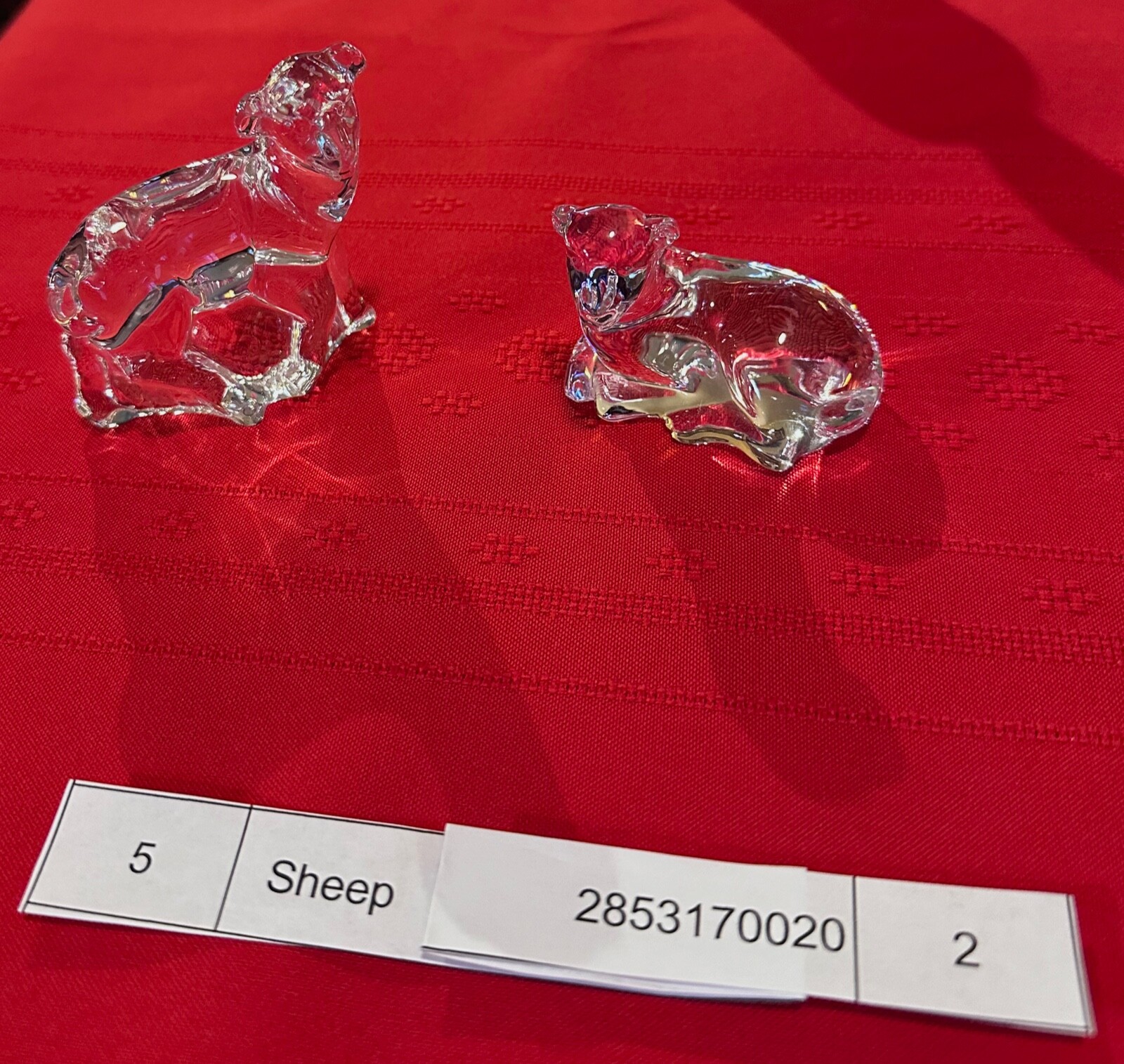 Vintage Waterford Crystal 12 Piece Nativity Set eBay