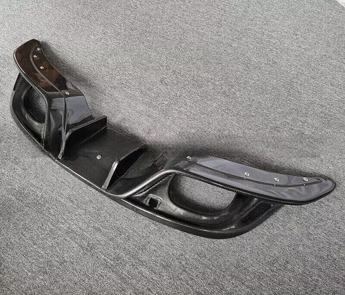 Real Carbon Fiber Rear Bumper Lip Diffuser Spoiler For Jaguar F-Type 2014-2017 - Bild 3 von 7