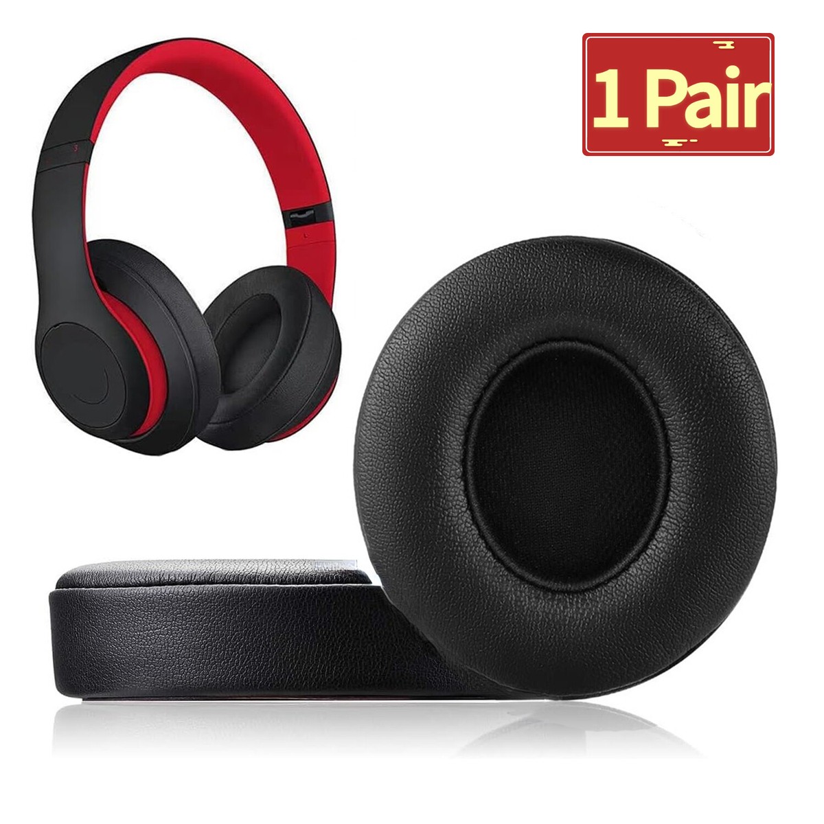2x Ear Pad Cushion Replacement For Beats Dre Studio Wireless