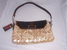 Nahui Ollin Candy Wrapper Handbag Tiger Print  New With Tag