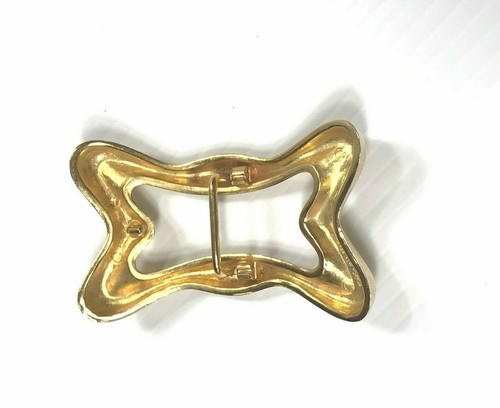 Jones NY Women's Belt Buckle Vintage Gold Ornate Women 1" Metal Ornate - Picture 3 of 6