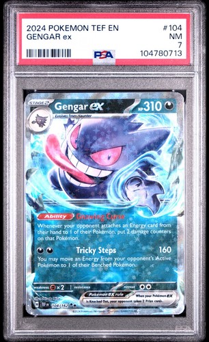 Gengar ex 104/162 Sv05: Temporal Forces Holo PSA 7