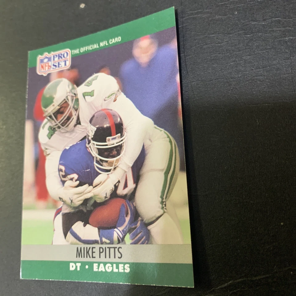1990 NFL ProSet Mike Pitts #611 - Image 3 of 4