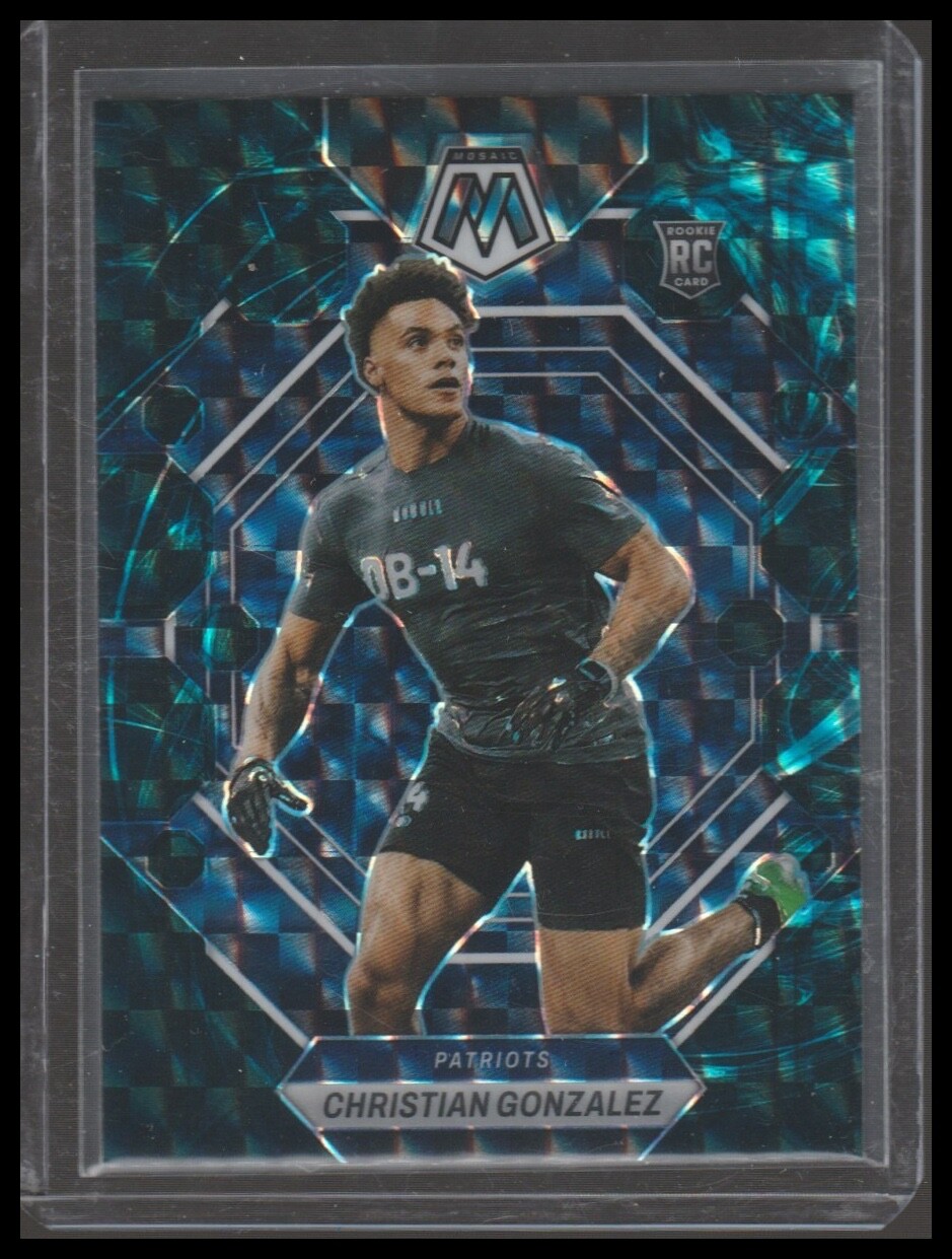 2023 Panini Mosaic Rookie Christian Gonzalez #300 Genesis Prizm RC