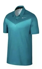 NEW **RARE** Nike Golf Chevron Dry-Fit Polo 854264-467 Mens Size 2XL $80 MSRP