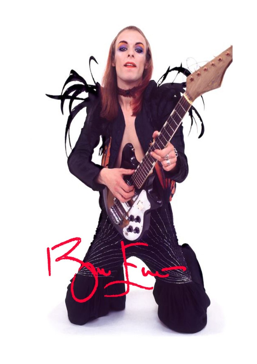 Brian Eno 1 Roxy Music A4 signed photograph poster with choice of