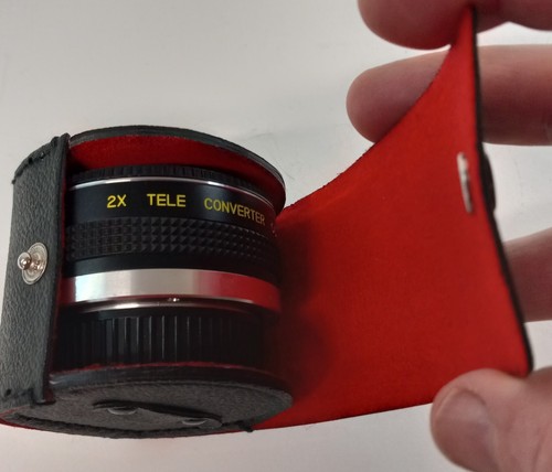 Osawa MC4 PK 2X Tele Converter Camera Lens with Case