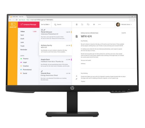 HP P24V G4 23.8'/24' FHD IPS Monitor Anti-Glare 1920x1080 16:9 5ms Tilt Adjustme - Picture 1 of 1