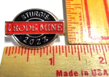 2022 Sturgis pin 82nd motorcycle rally collectible souvenir biker vest pinback