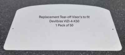 Ersatz VIZI-4-K50 - DEVILBISS ABREISSVISIERABDECKUNGEN - (50ER PACK)