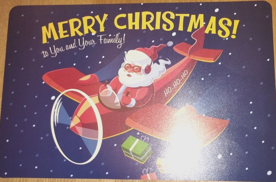 4 Tischset Platzsets ca. 43x29 cm Untersetzer Platzdeckchen Weihnachten Neu