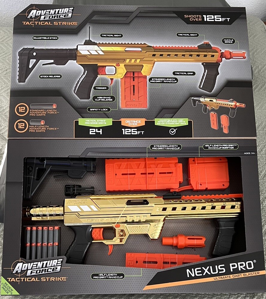 🔥Rare GOLD Adventure Force Tactical Strike Nexus Pro Ultimate