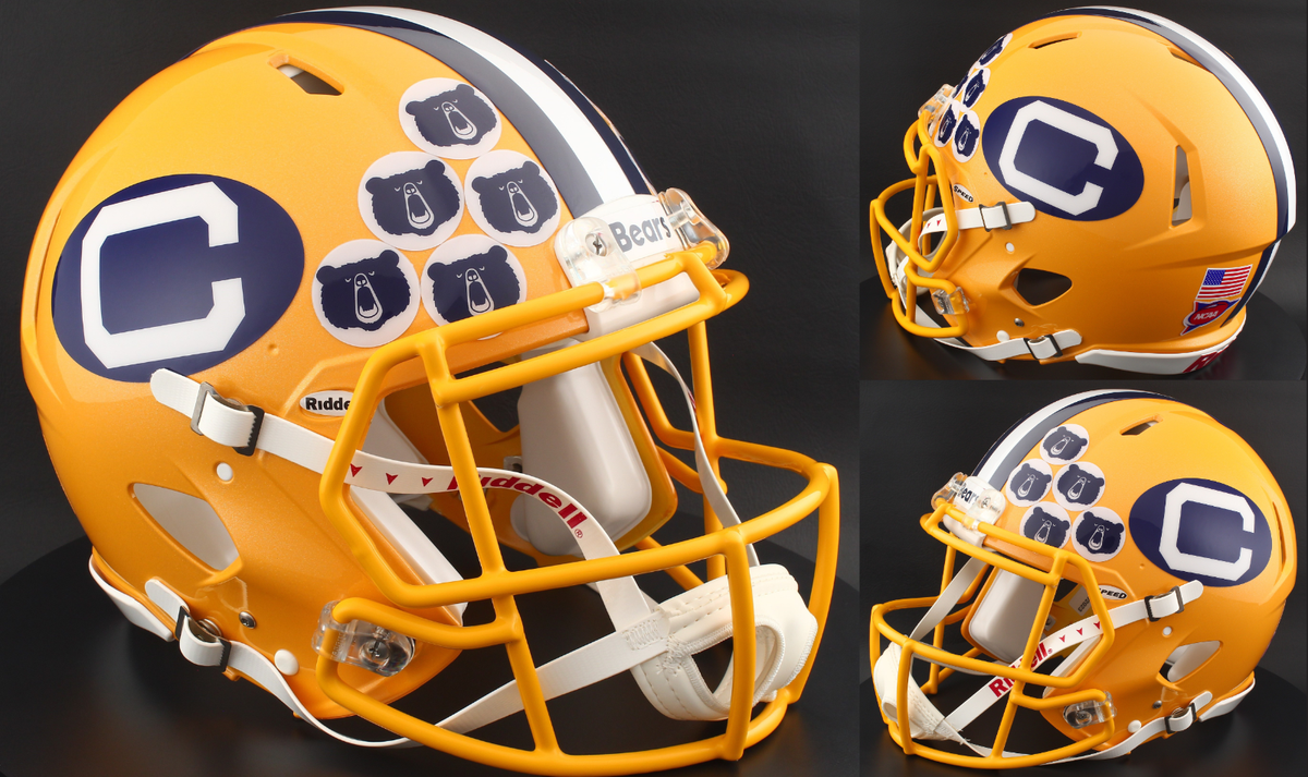 CALIFORNIA CAL GOLDEN BEARS NCAA Riddell Speed Full Size REPLICA Football  Helmet