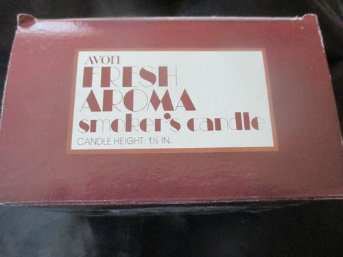 NUEVO DE LOTE ANTIGUO AVON SOPORTE DE VELA DE FUMADOR EN FORMA DE PIPA - 1970 - #1 - Imagen 2 de 4