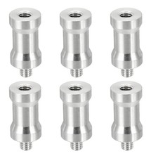 6pcs 1/4" Female to M6 Male Camera Spigot Screws Converter Tripod Adapter