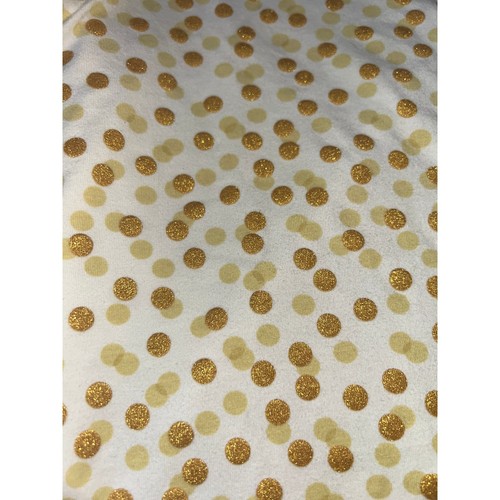 EUC BedHead Yellow and Gold Polka Dots Shortie Pajama Set w/ Pockets Size Small - Picture 4 of 6
