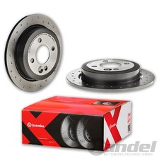 brembo SPORT BREMSSCHEIBEN HINTEN passend für FORD MONDEO MK3