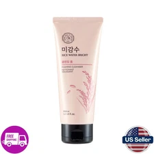THE FACE SHOP - Rice Water Bright Foaming Cleanser Jumbo  300ml