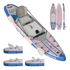 City Park 12' 35" Extra Wide Paddle Board with Seat, One-Stop Premium SUP Boa...
