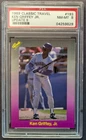 KEN GRIFFEY JR. ROOKIE 1989 Classic Update Purple Travel Edition PSA 8  RC 193