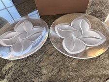 2 Assiettes Dessert Cristal