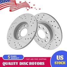 278mm Rear Drilled Disc Brake Rotors for Jeep Compass Renegade Fiat 500X