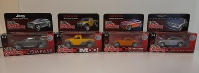 Racing Champions Styling Study 2002, 2x DODGE, JEEP, Daimler Chrysler 1:64
