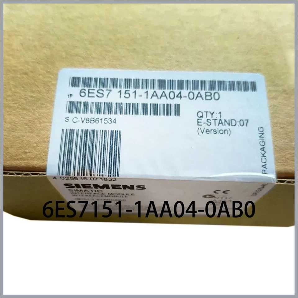 SIEMENS New boxed 6ES7151-1AA04-0AB0 6ES7 151-1AA04-0AB0 I/O interface module - Image 2 of 3