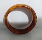 Vintage Butterscotch Bakelite Bangle Bracelet - Tested — photo 2
