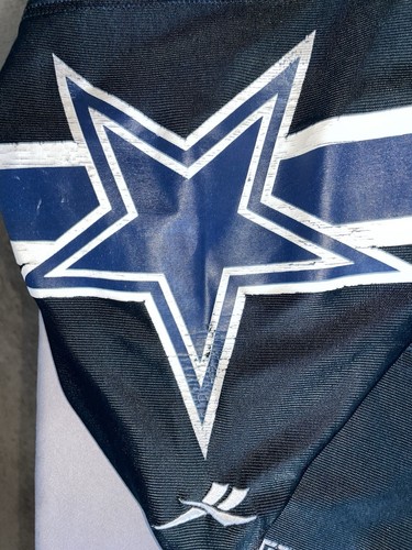 Vintage Reebok Dallas Cowboys Emmitt Smith Reversible Jersey Blue Black Size 52 - Picture 12 of 15