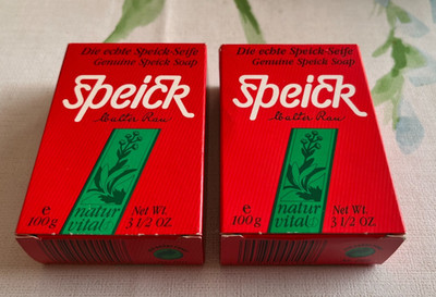 2x 100g Speick Seife Vintage | Körperpflege Seifenstück Sammler Walter Rau alt