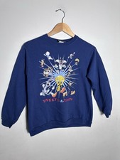 Vintage 90s Looney Tunes Kids Blue Crewneck Sweatshirt Boys XL Pullover Tweety
