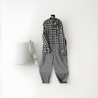 Adidas x Ivy Park 3-Stripes Jumpsuit 2.0 Size 4XL NWT Houndstooth