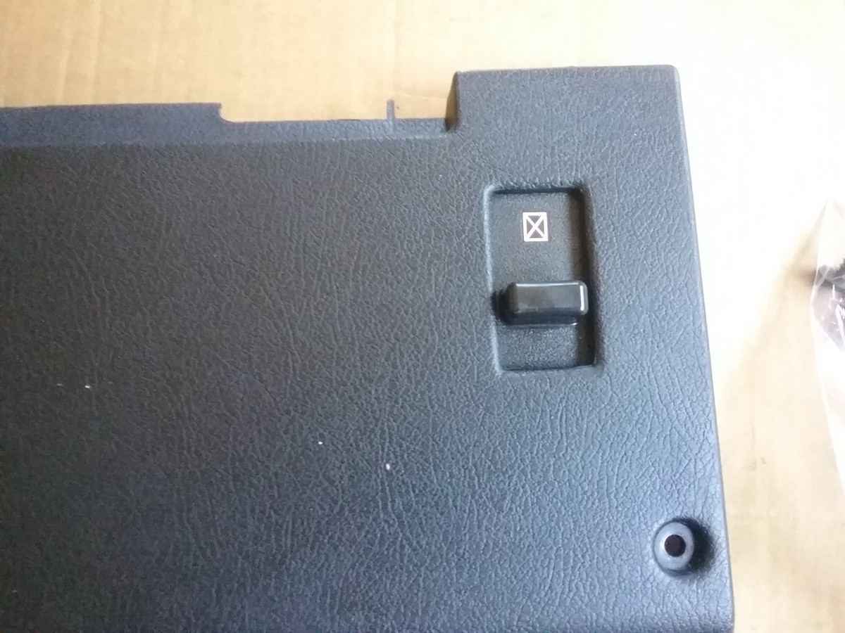 84-89 NISSAN Z31 300ZX FRONT LEFT UNDER DASH KICK TRIM PANEL BLACK