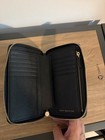 Tory Burch Black Zip-Around Wallet w/ Logo Zipper & Credit Card Slots — photo 2