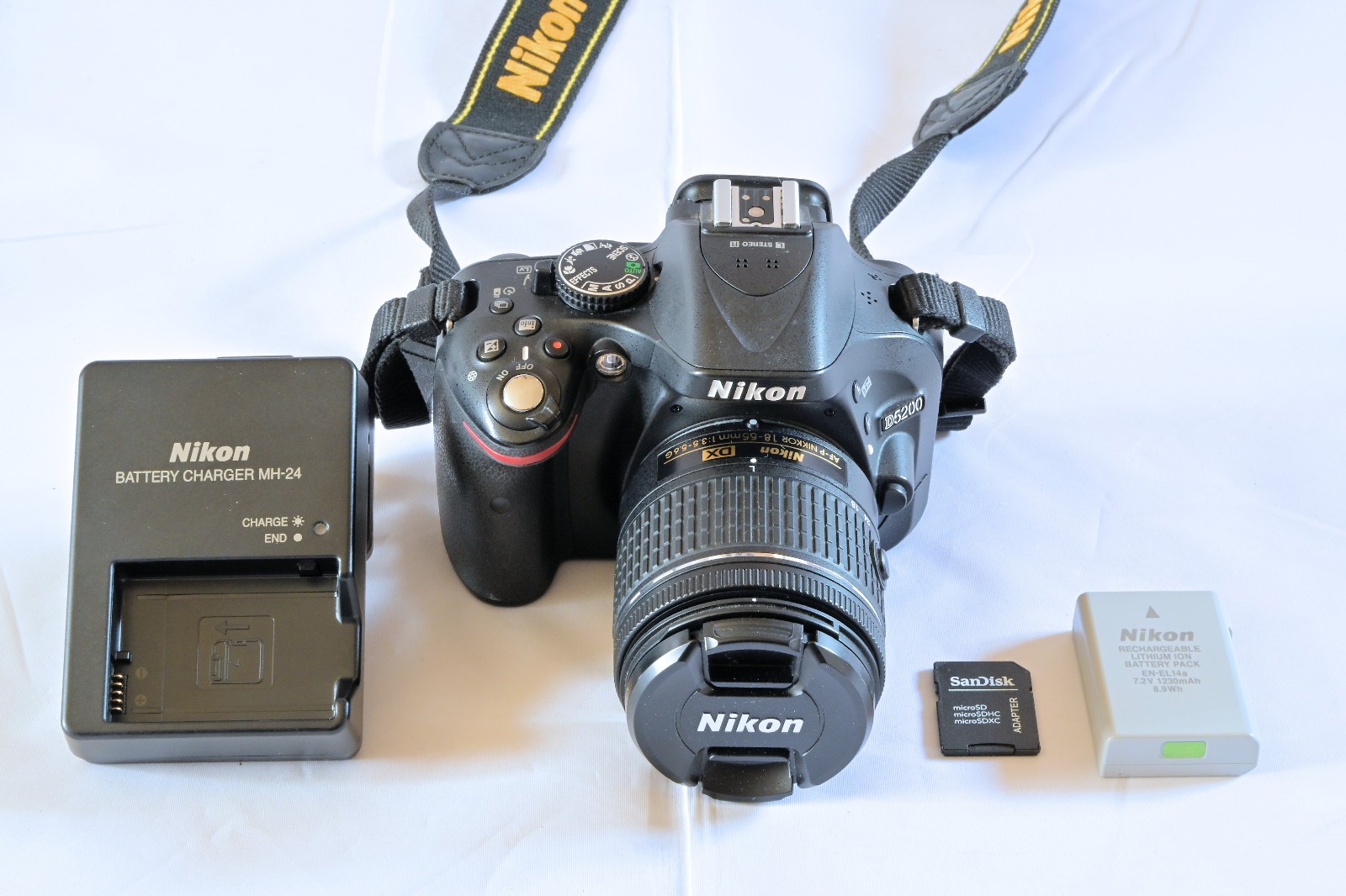 Nikon D5200 24.1MP Digital SLR Camera - Black