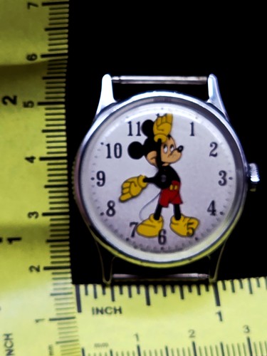 1969 Vintage Mickey Mouse Watch Disney WALT DISNEY PRODUCTIONS 30102469 Timex - Picture 7 of 8