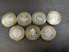 Lot of 7 Casino $10 Silver Strike .60 Troy ounce .999 silver each 4.2 total