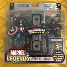 Sealed Marvel Legends Face Off Captain America Vs Red Skull 2006 Toy Biz