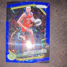 2025 Panini Prizm Brittney Sykes Seattle Storm #121 Blue Prizm Basketball Card
