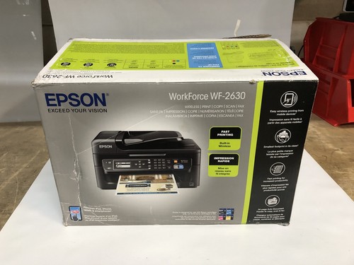 Epson WorkForce WF 2630 Wireless Printer Copy Scan Fax AIO - Picture 3 of 4