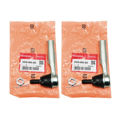 #ad #ad NEW For 2007 2012 Honda CR V CR Z Front Left and Right Outer Tie Rod Ends Set $58.99