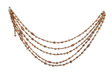 Fashion Traditional Five Line Necklace Chain For Womens  Girls H742