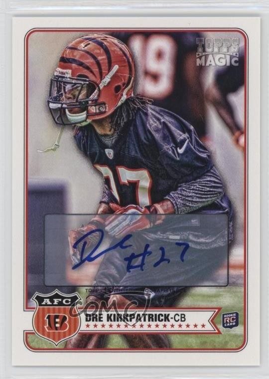 2012 Topps Magic Auto Dre Kirkpatrick #101 Rookie Auto RC r9d