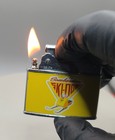 Bombardier Ski-Doo Vintage Snowmobile Sled Quebec Canada Promo Flat Ad Lighter — photo 3