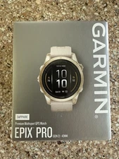 Garmin Epix Pro Gen 2 42mm Sapphire Edition Soft Gold Light Sand - BRAND NEW!